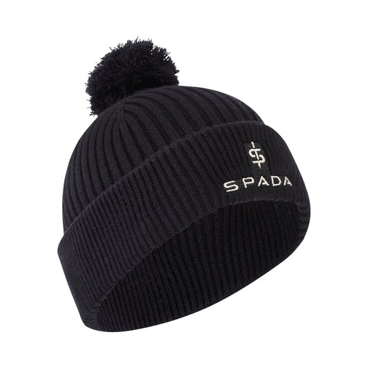 Spada Bobble Beanie Black