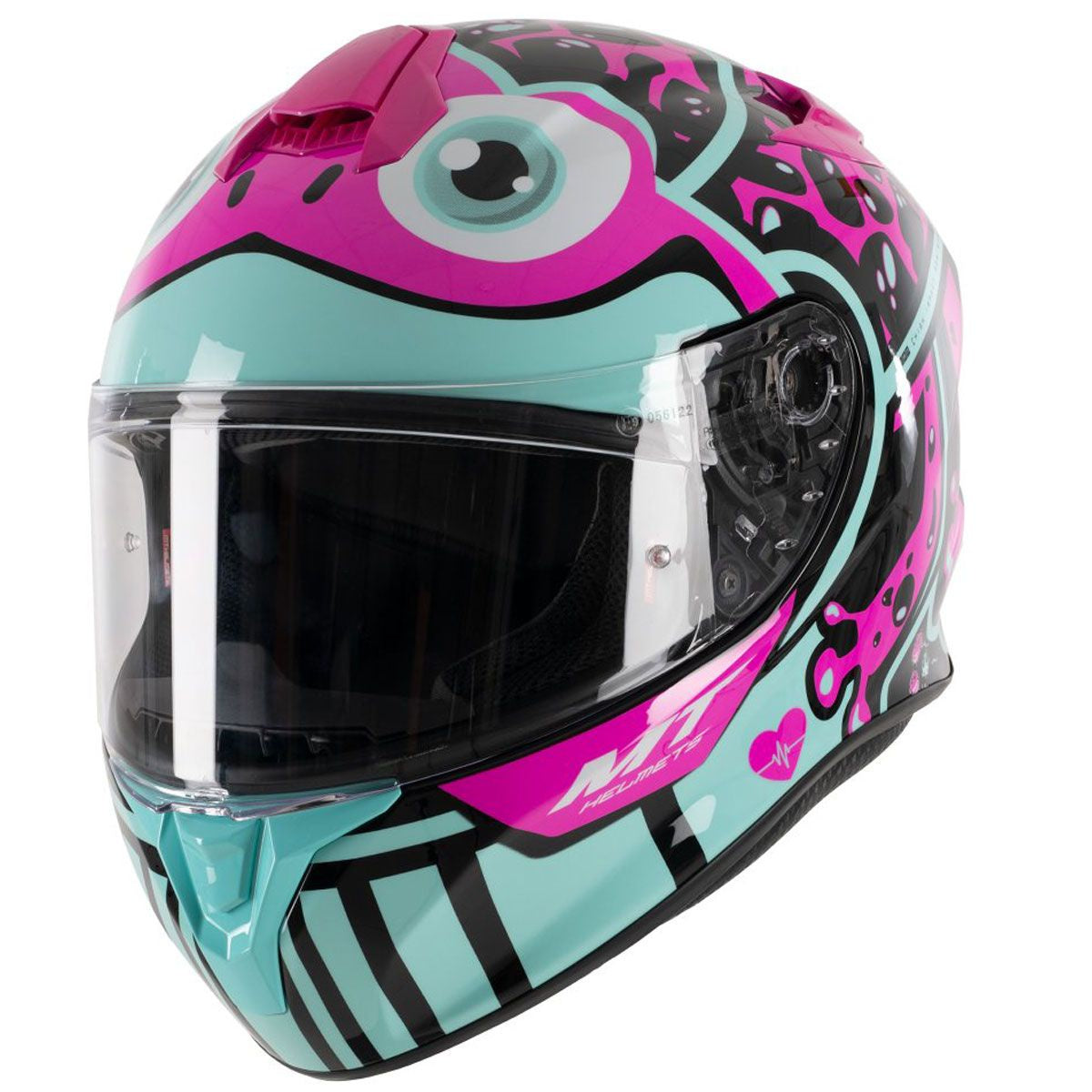 blue and pink motorcycle helmet Gmax Pink/Blue/Black FF-18 Drift HJCs second Women's Motorcycle Helmets | Best
