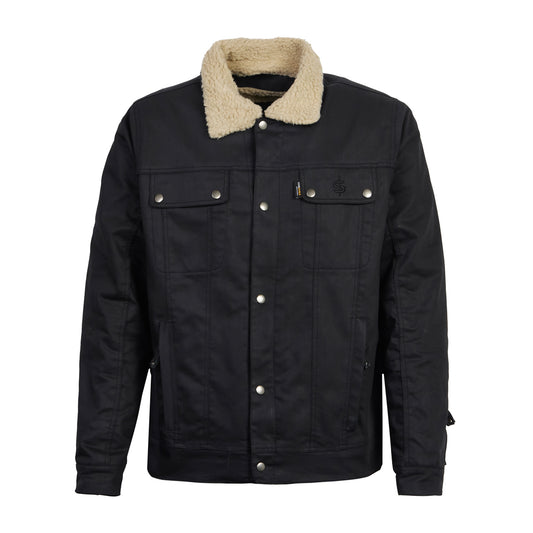 Spada Temper Trucker CE Jacket Black / Tan