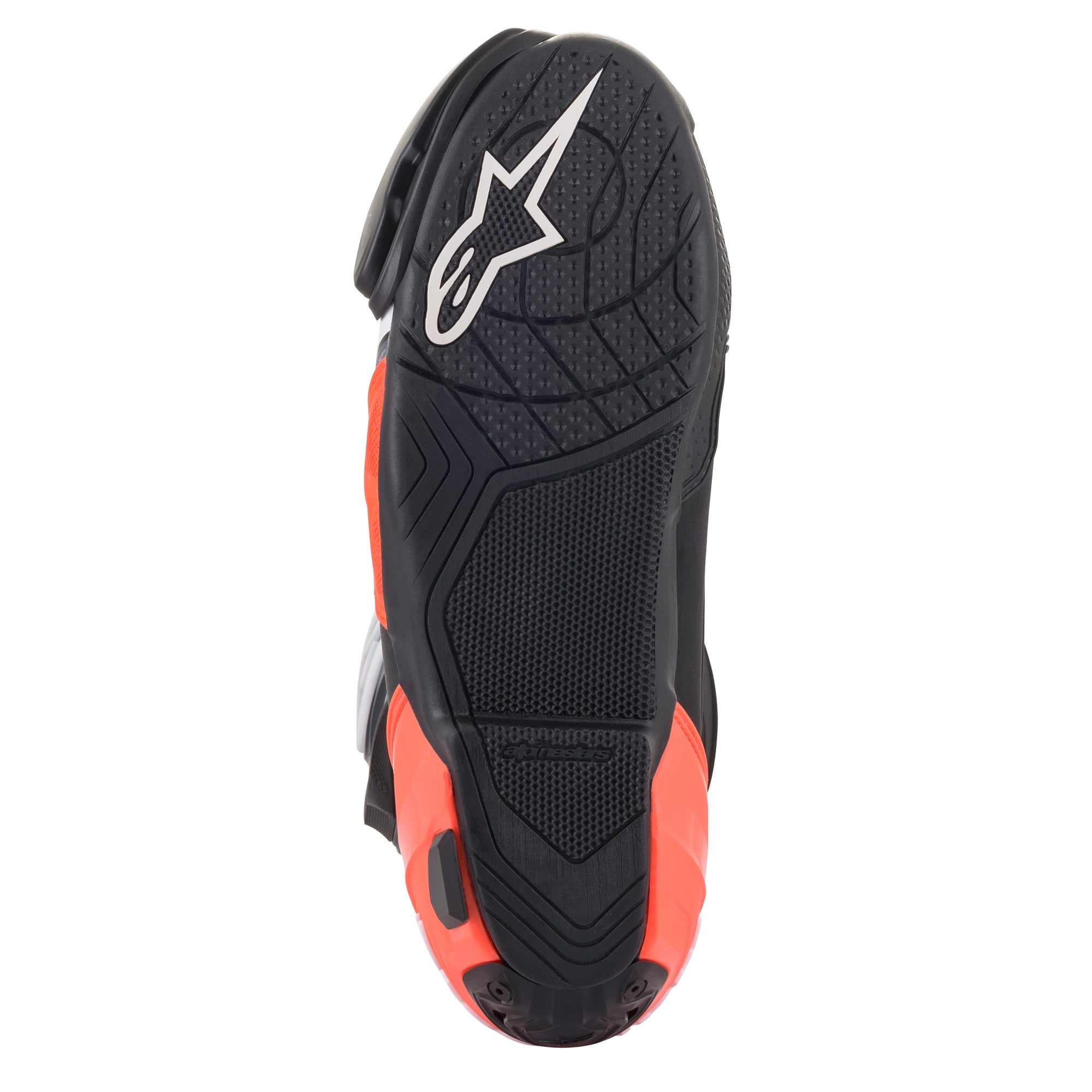 Alpinestars Supertech R Race Boots - Black / Red Fluo / White / Grey