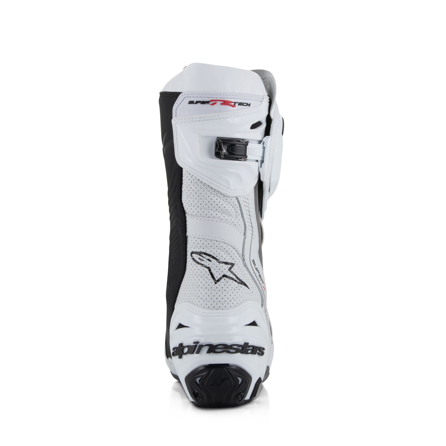 Alpinestars Supertech R Vented Race Boots - White / Mid Grey / Black