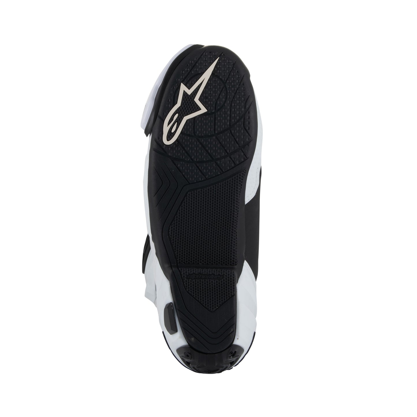 Alpinestars Supertech R Vented Race Boots - White / Mid Grey / Black