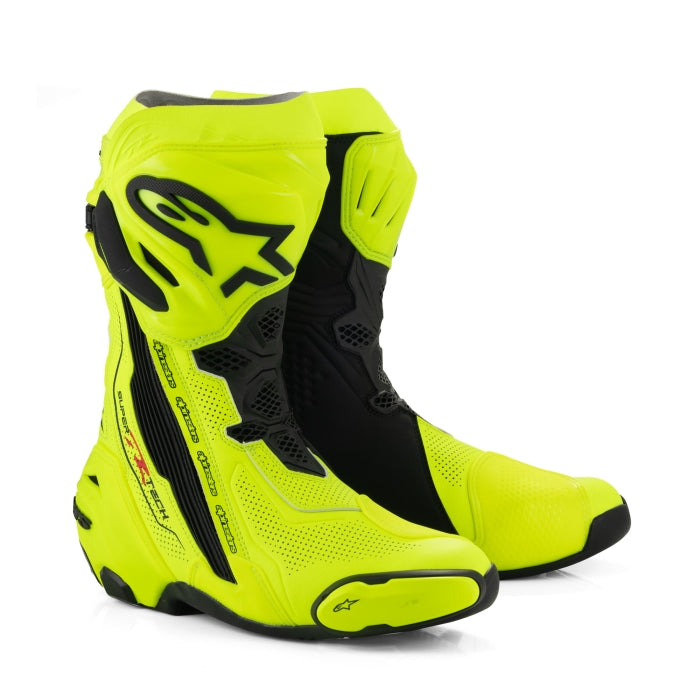 Alpinestars Supertech R Vented Sports Boots - Yellow Fluo / Black