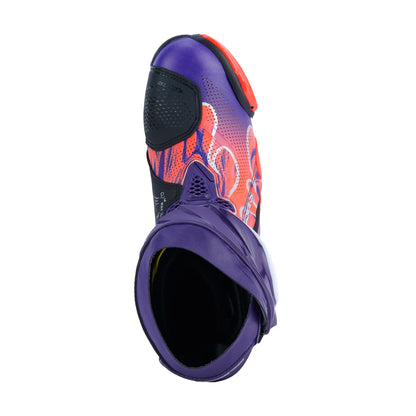 Alpinestars Supertech R Le Flyte Vented Boots - Purple / Red / Black