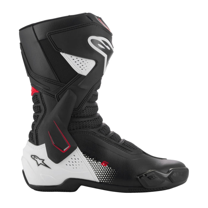 Alpinestars SMX-6 V3 Sports Boots - Black / White / Red Graphic