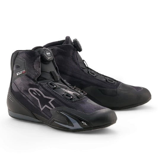 Alpinestars Celer Superair Vented Shoes - Black / Dark Grey