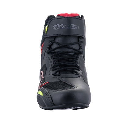 Alpinestars Faster-3 Rideknit Shoes Black Red Yellow Fluo
