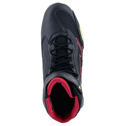 Alpinestars Faster-3 Rideknit Shoes Black Red Yellow Fluo