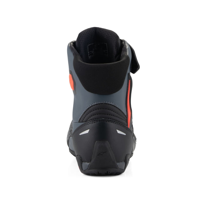 Alpinestars Faster-4 Riding Shoes - Black / Grey / Red Fluo