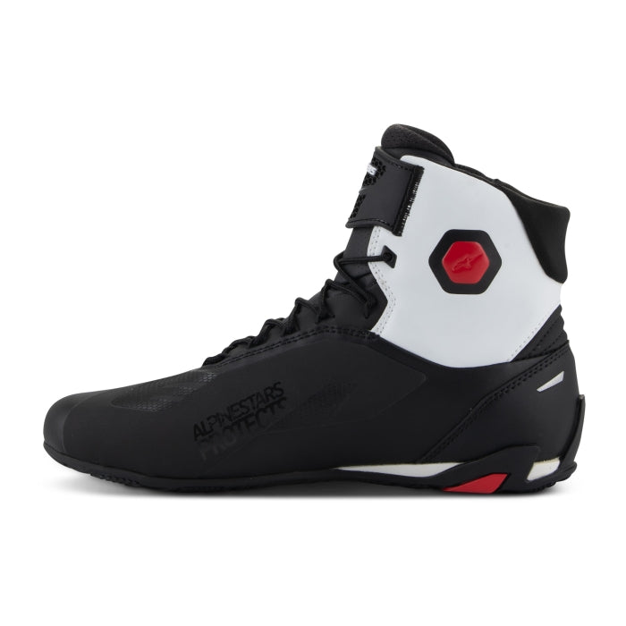 Alpinestars Faster-4 Riding Shoes - Black / White / Red