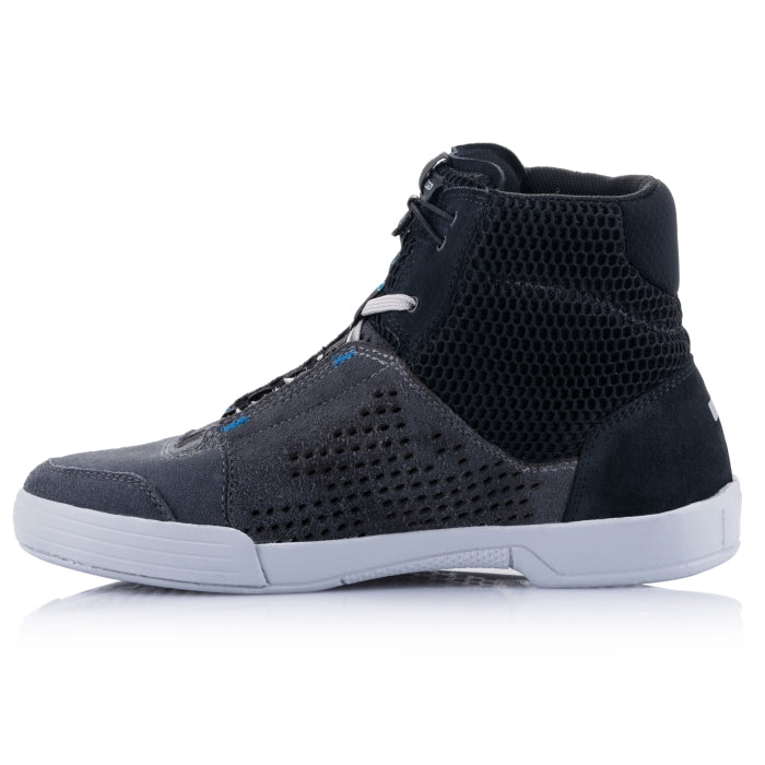 Alpinestars Chrome Air Riding Shoes - Black / Cool Grey / Blue