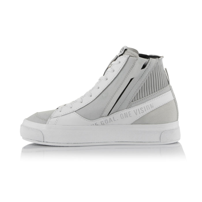 Stella Stated Podium Shoes - White / Grey