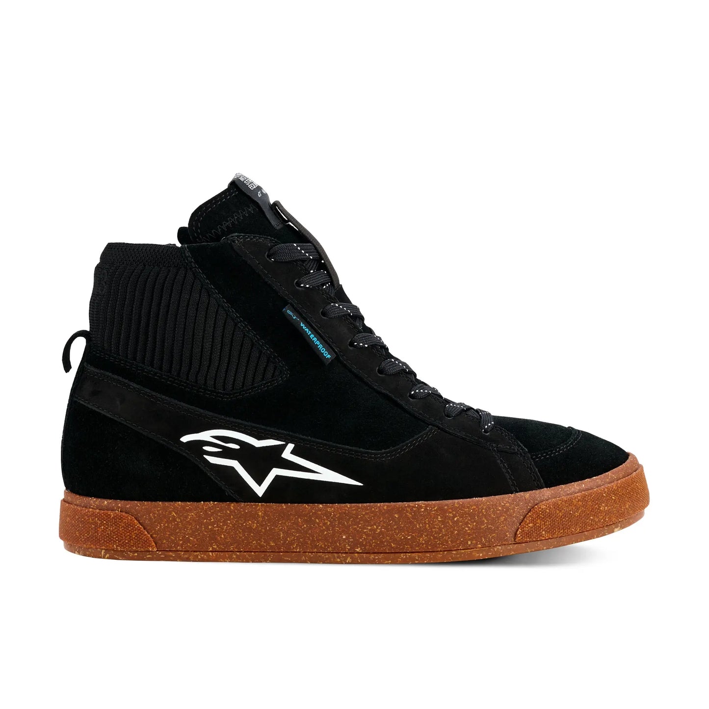 Alpinestars Stated Waterproof Shoes - Black / Gum / White