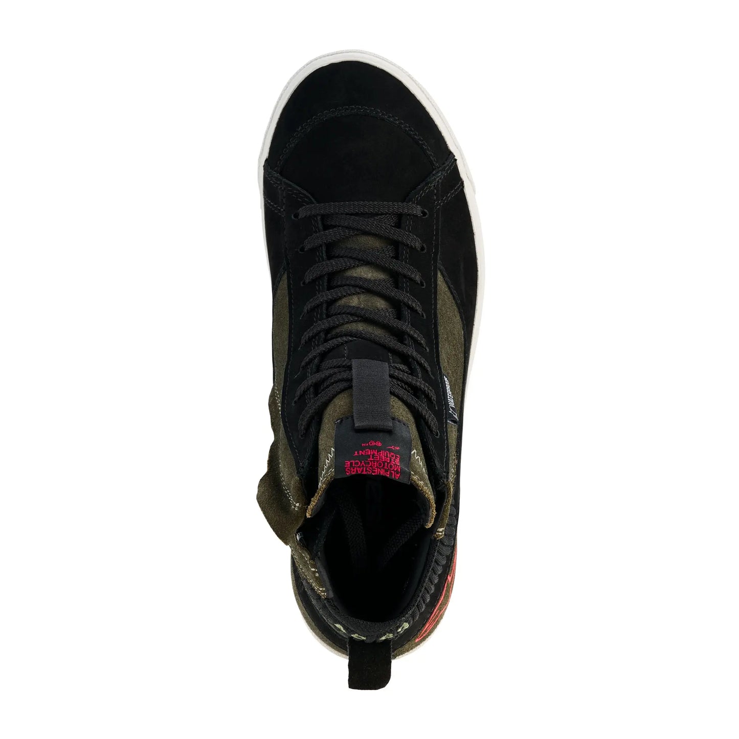 Alpinestars Stated Waterproof Shoes - Military Green / Black / Off-White