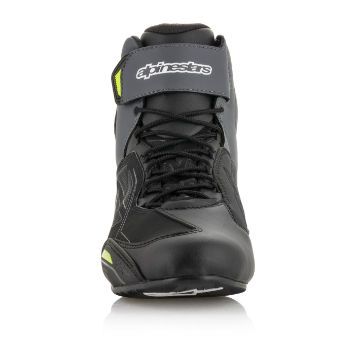Alpinestars Faster 3 Drystar Waterproof Boots - Black / Grey / Yellow Fluo