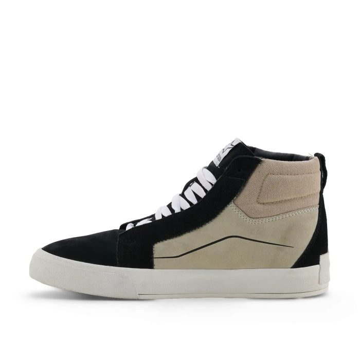 Alpinestars Ride-63 Leather Shoes - Black / Cool Grey / White