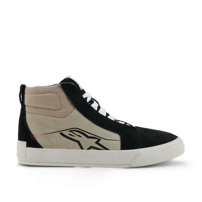 Alpinestars Ride-63 Leather Shoes - Black / Cool Grey / White