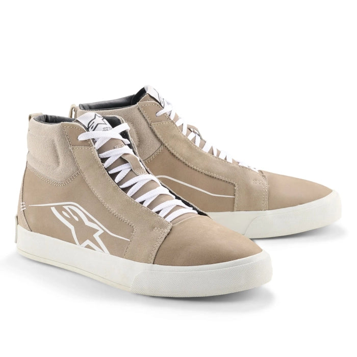 Alpinestars Ride-63 Leather Shoes - Flint / White
