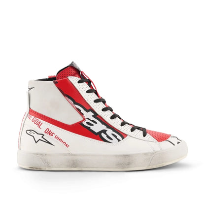 Alpinestars Stated Flair Shoes - White / Bright Red