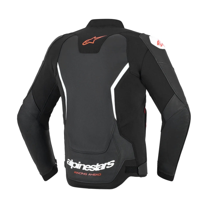Alpinestars GP Force V2 Leather Jacket - Black / White