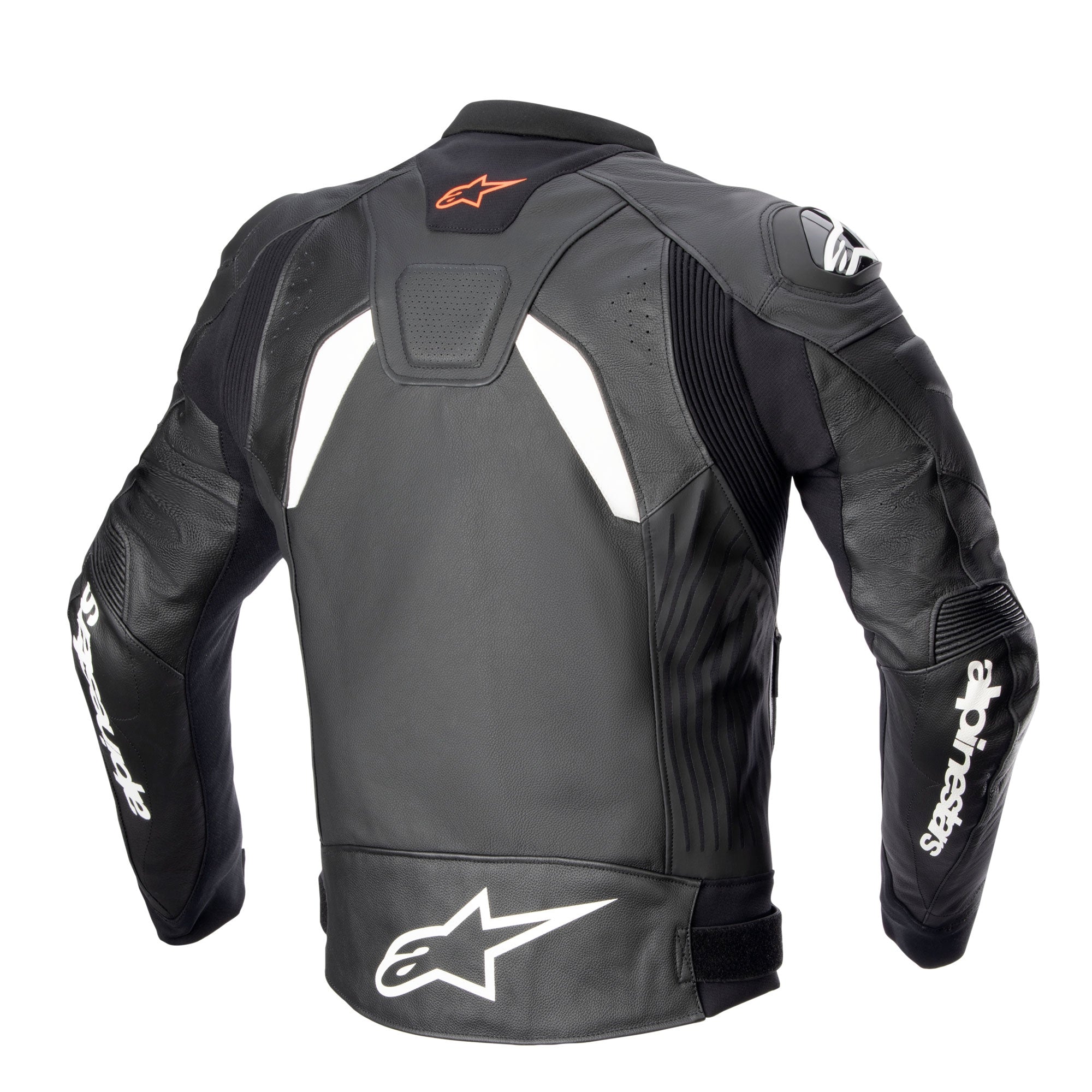 Gp Plus V4 Leather Jkt Black White