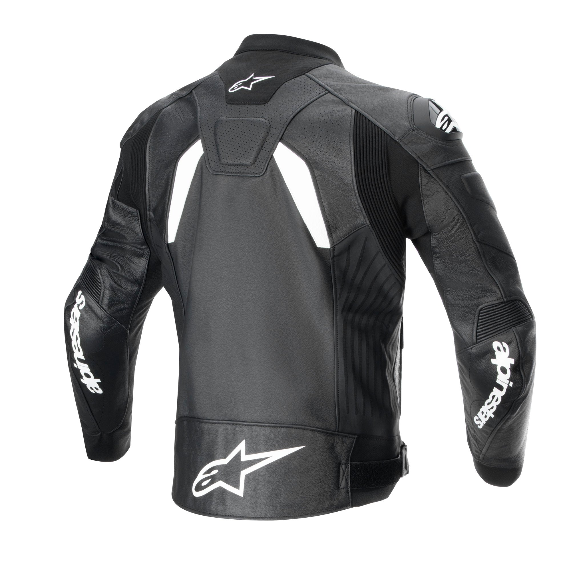 Gp Plus R V4 Airflow Leather Jkt Blk/White