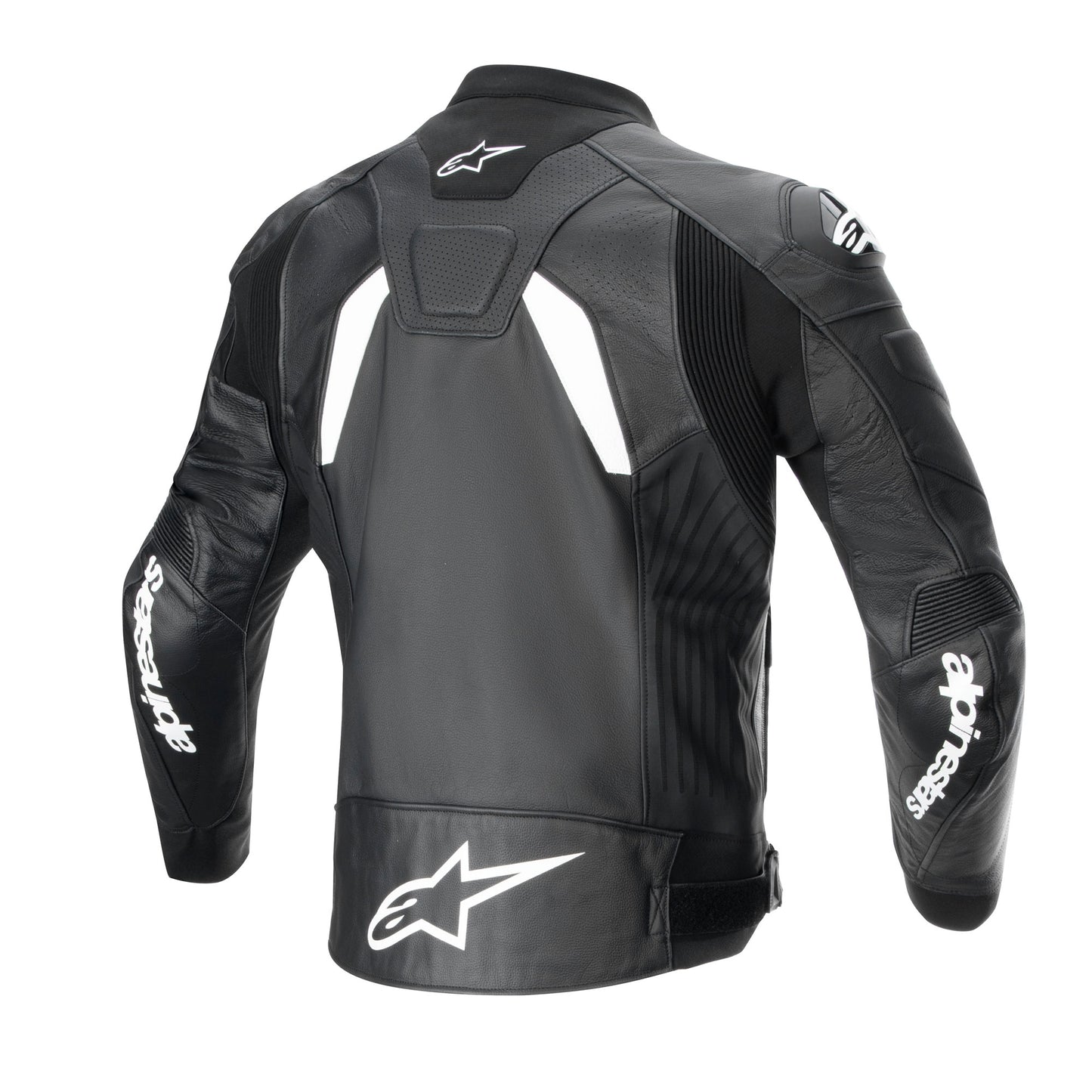 Gp Plus R V4 Airflow Leather Jkt Blk/White