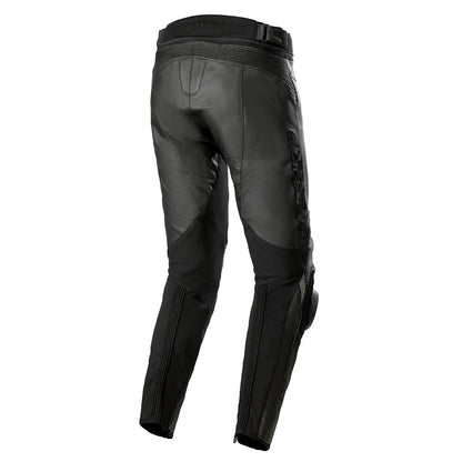 Alpinestars Missile V3 Leather Pants Short Leg - Black / Black