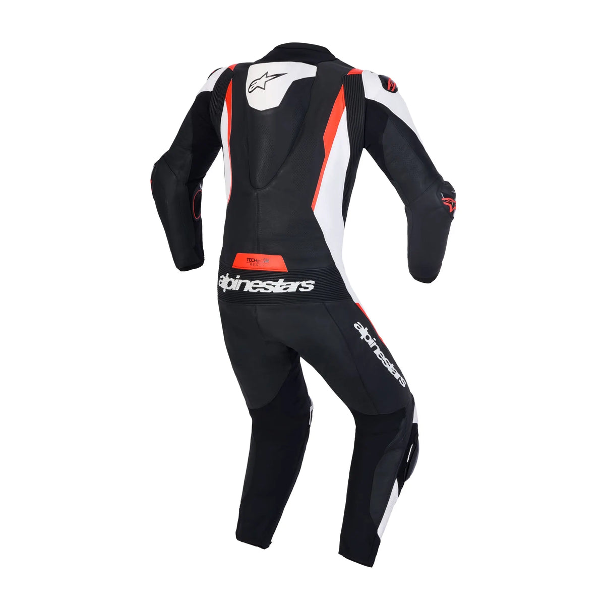 Alpinestars Missile V3 Leather 1PC Suit  - Black / White / Red Fluo