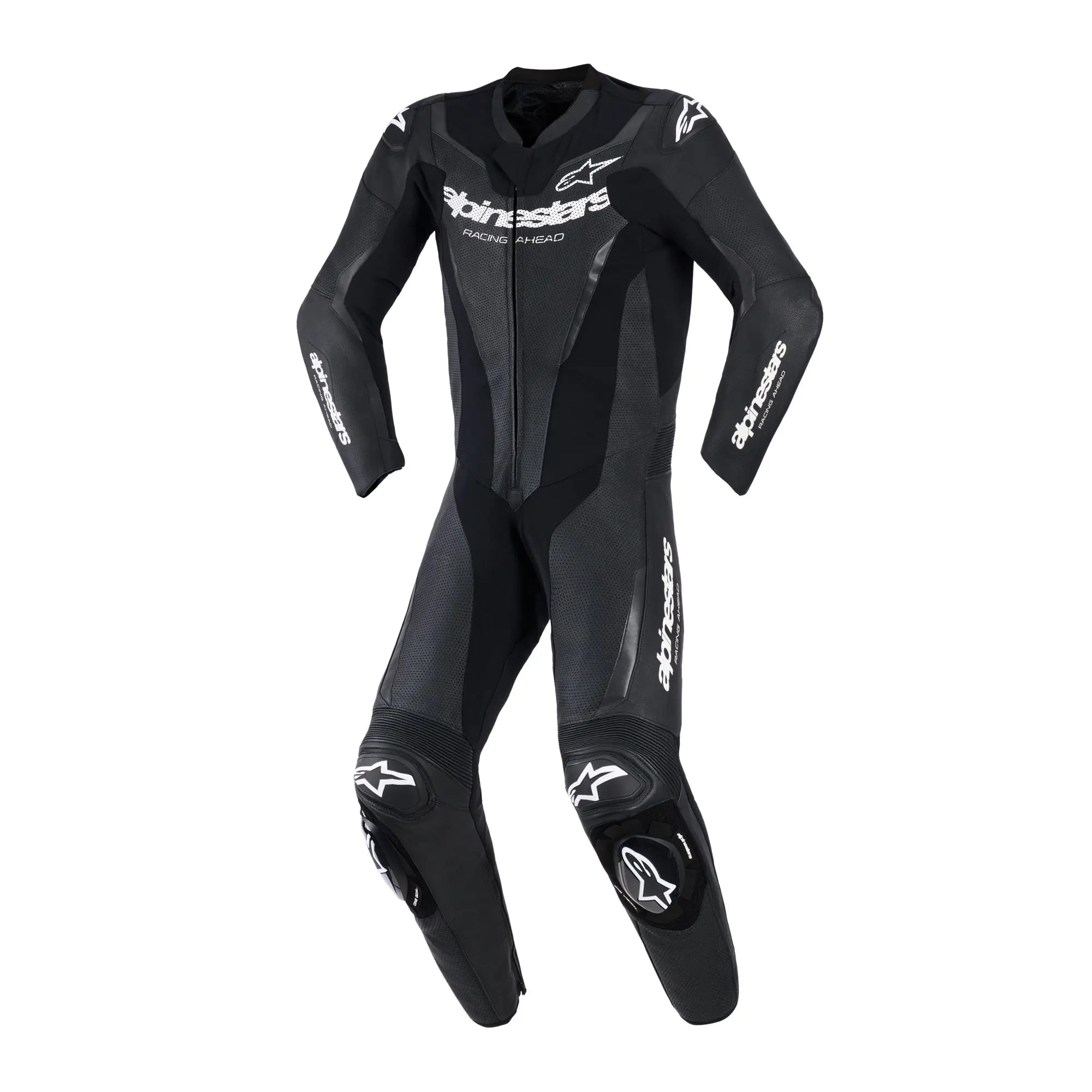 Alpinestars GP Force V2 Leather Suit 1 Piece - Black