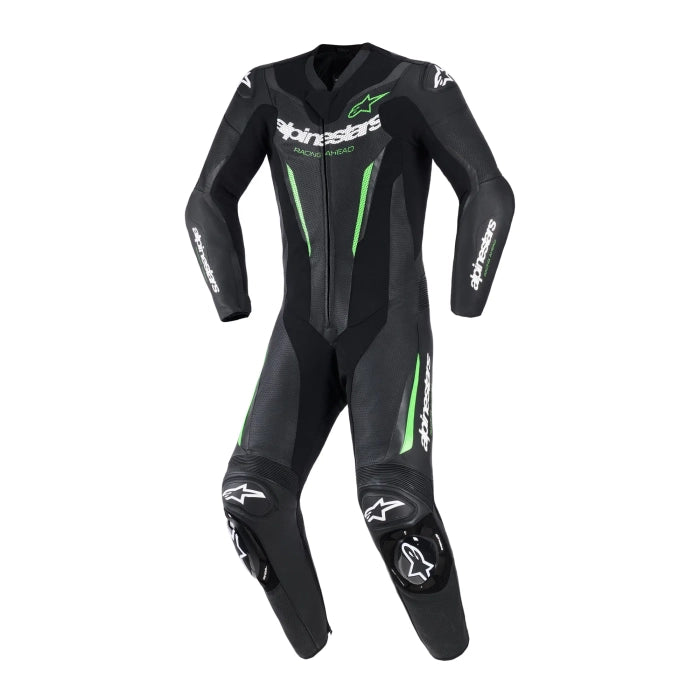Alpinestars GP Force V2 Leather Suit 1 Piece - Black / Green