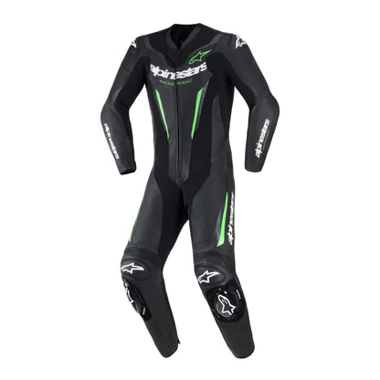Alpinestars GP Force V2 Leather Suit 1 Piece - Black / Green