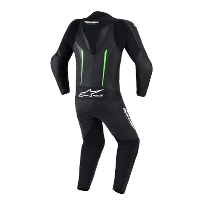 Alpinestars GP Force V2 Leather Suit 1 Piece - Black / Green