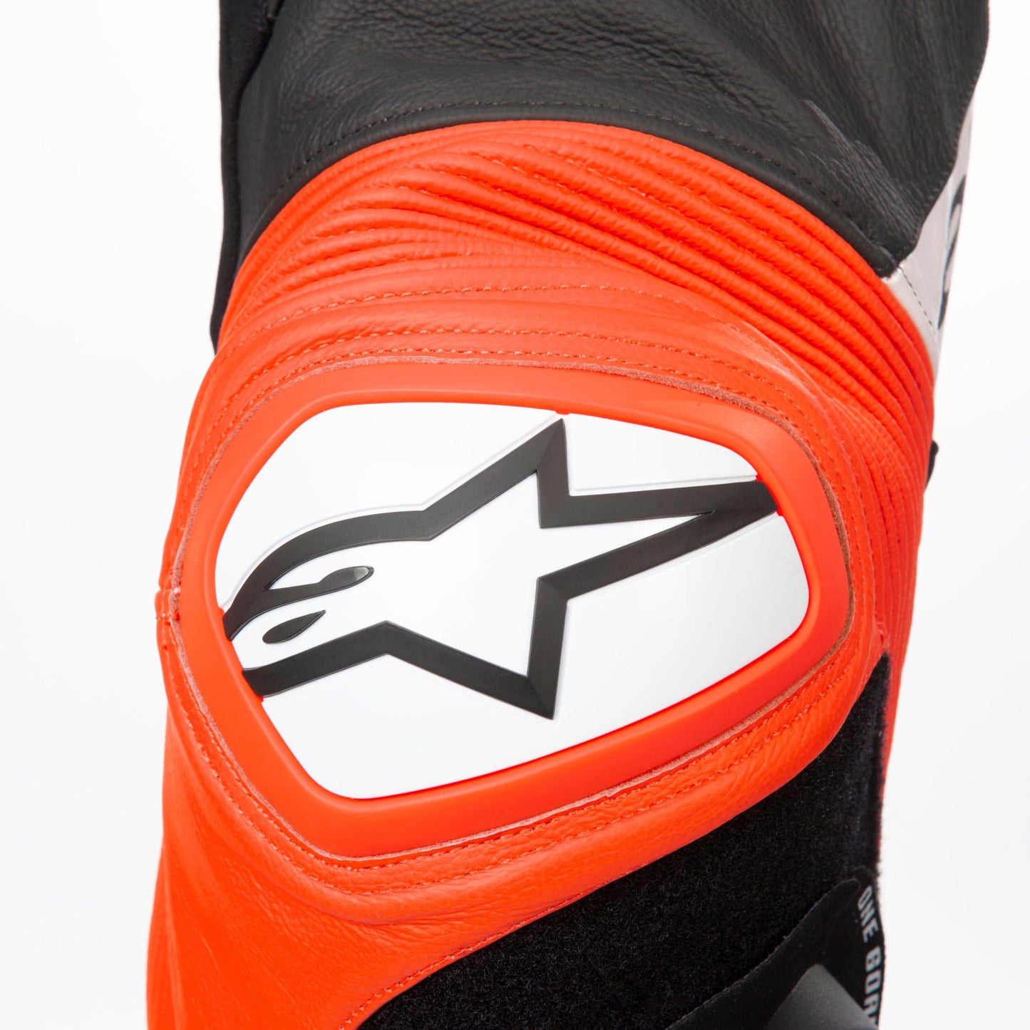 Alpinestars Missile V2 Ward 1 Piece Leather Suit - Black / Red / Fluo / White