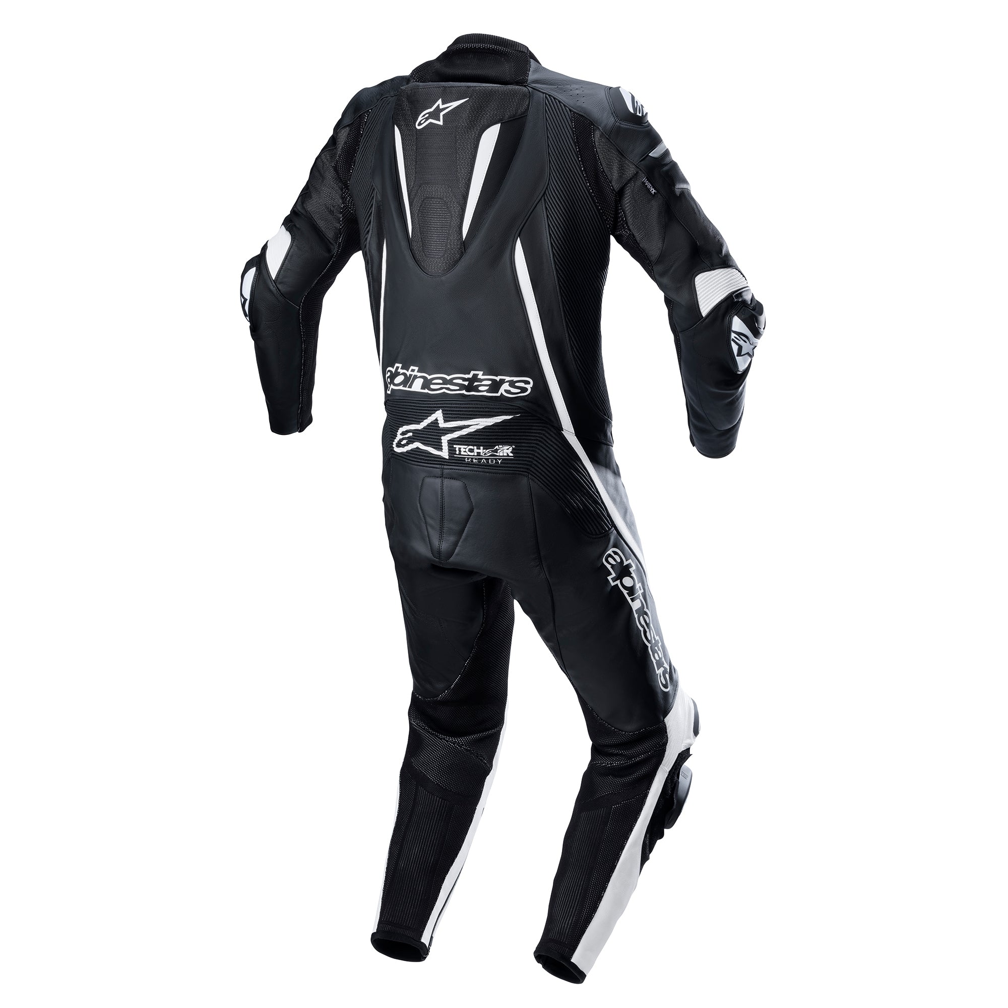 Fusion Leather Suit 1 Pc Black White