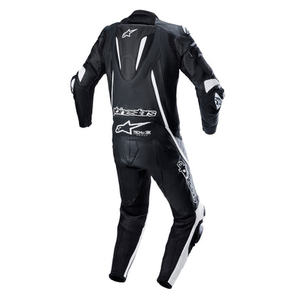 Fusion Leather Suit 1 Pc Black White