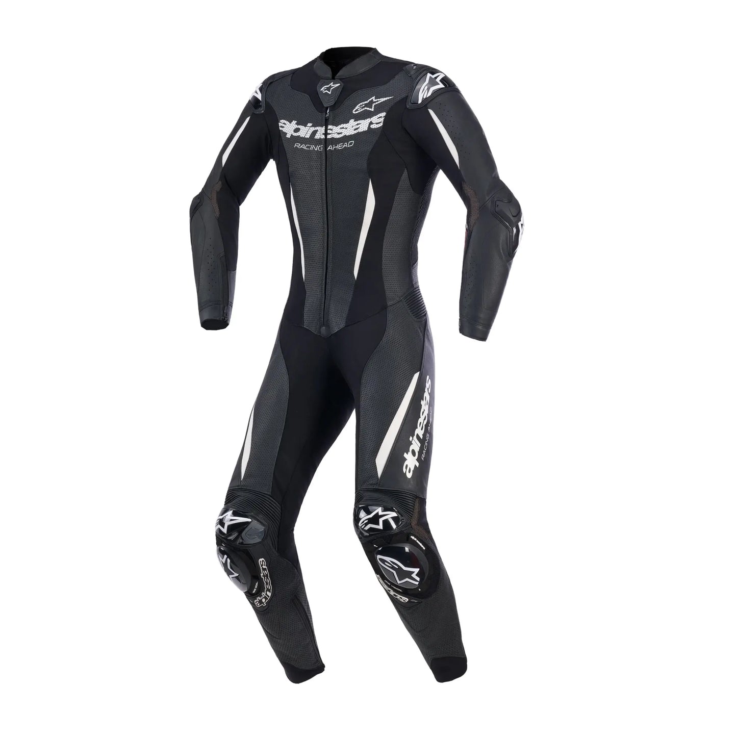 Alpinestars Stella GP-R7 1PC Ladies Leather Suit Black  - Black