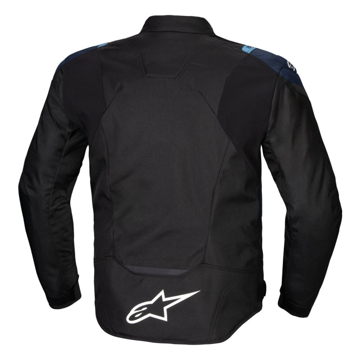 Alpinestars T-Jaws V4 Waterproof Textile Jacket - Black / Dark Blue / Blithe Blue