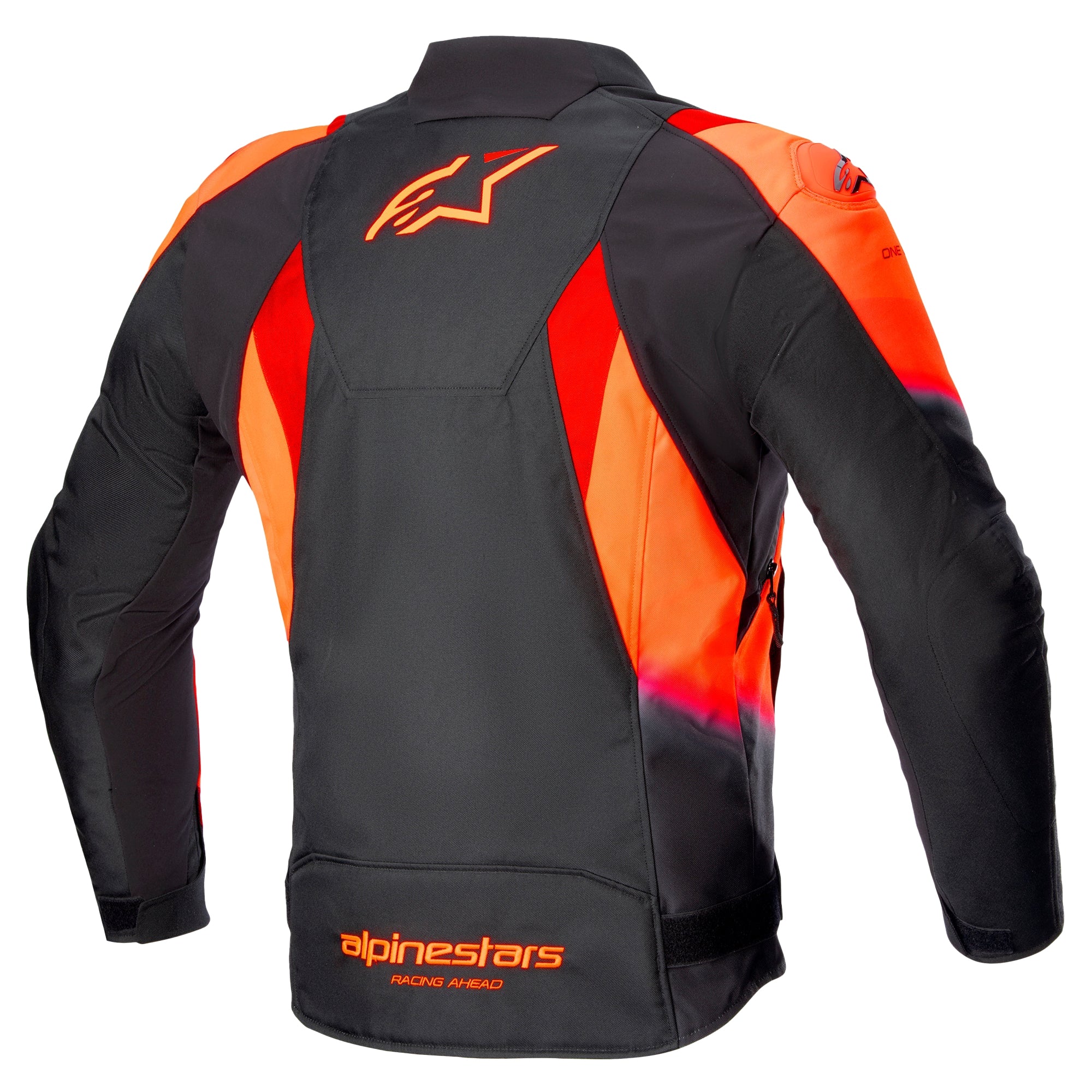 T-SP 1 V2 Waterproof Jacket - Black / Red / Fluo