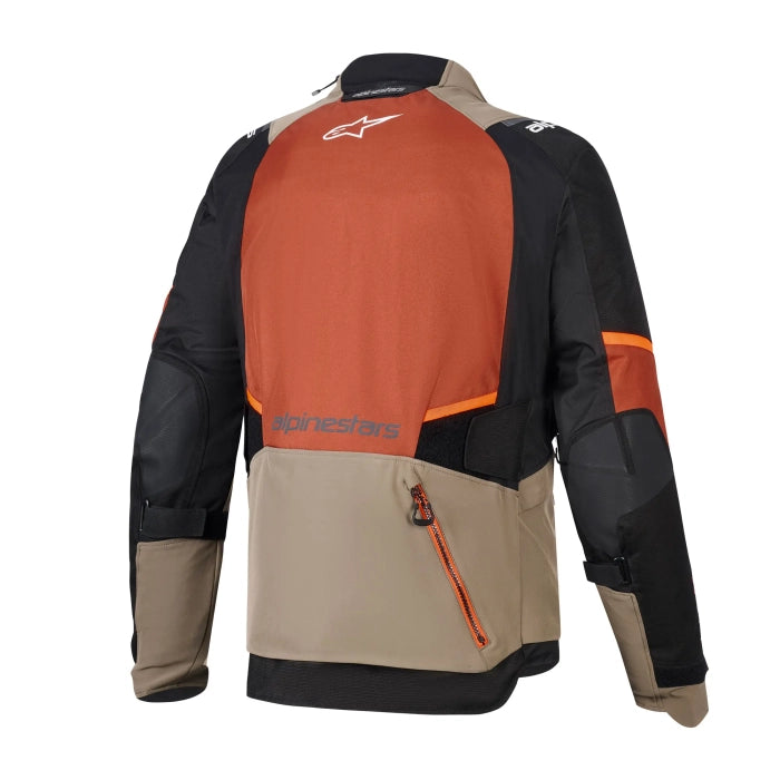 Alpinestars Andes V4 Drystar Waterproof Jacket - Walnut / Rust / Black