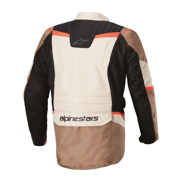 Alpinestars ST-1 Waterproof Jacket - Dark Khaki / Sand / Black / Red Fluo