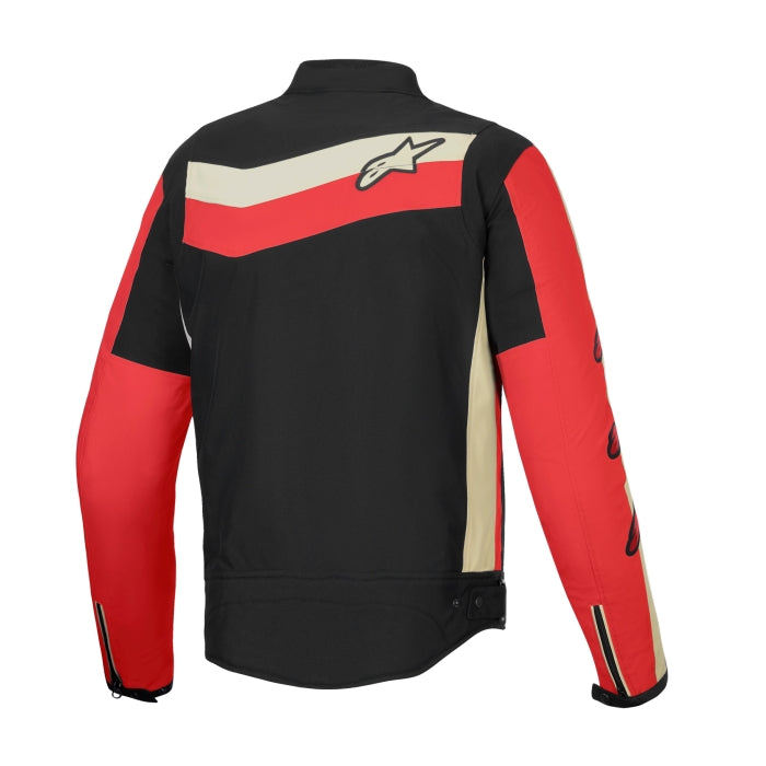 Alpinestars T-Dyno Water Resistant Textile Jacket - Black / Bright Red / Ecru