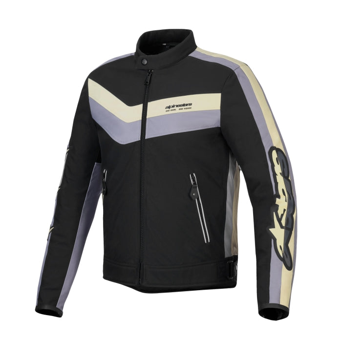 Alpinestars T-Dyno Water Resistant Textile Jacket - Black / Dark Grey / Ecru