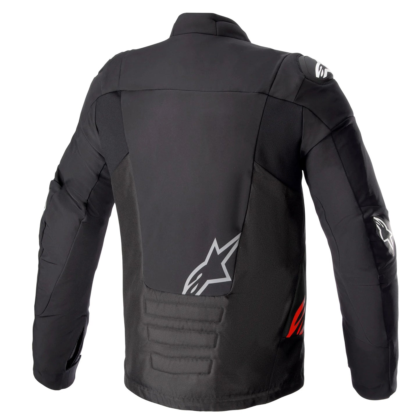 SMX Waterproof Jacket Black Dark Grey Bright Red