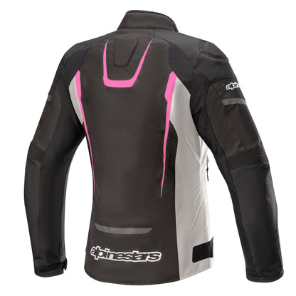 Alpinestars Stella T-Jaws v3 Waterproof Jacket Black White Fuchsia