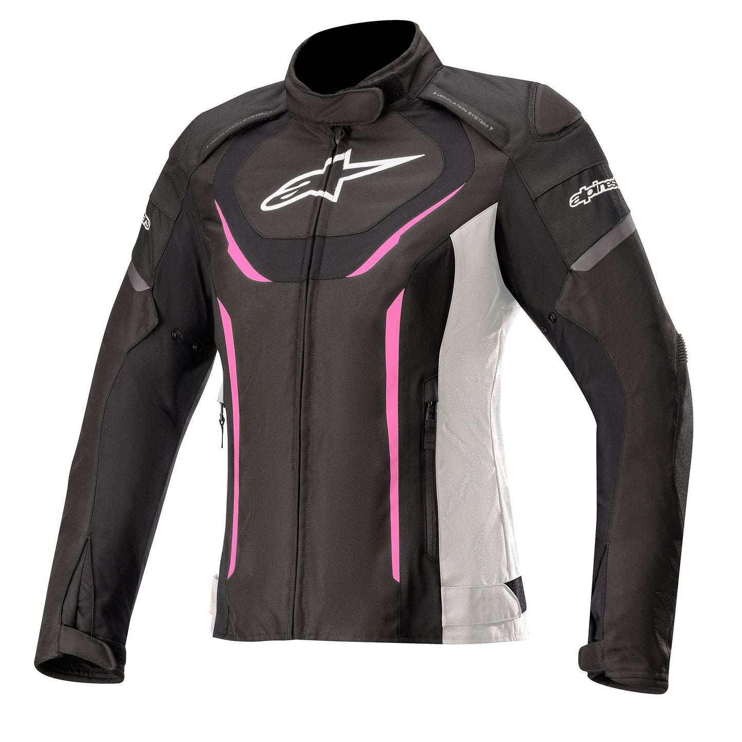 Stella T-Jaws v3 Waterproof Jacket Black White Fuchsia