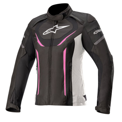 Alpinestars Stella T-Jaws v3 Waterproof Jacket Black White Fuchsia