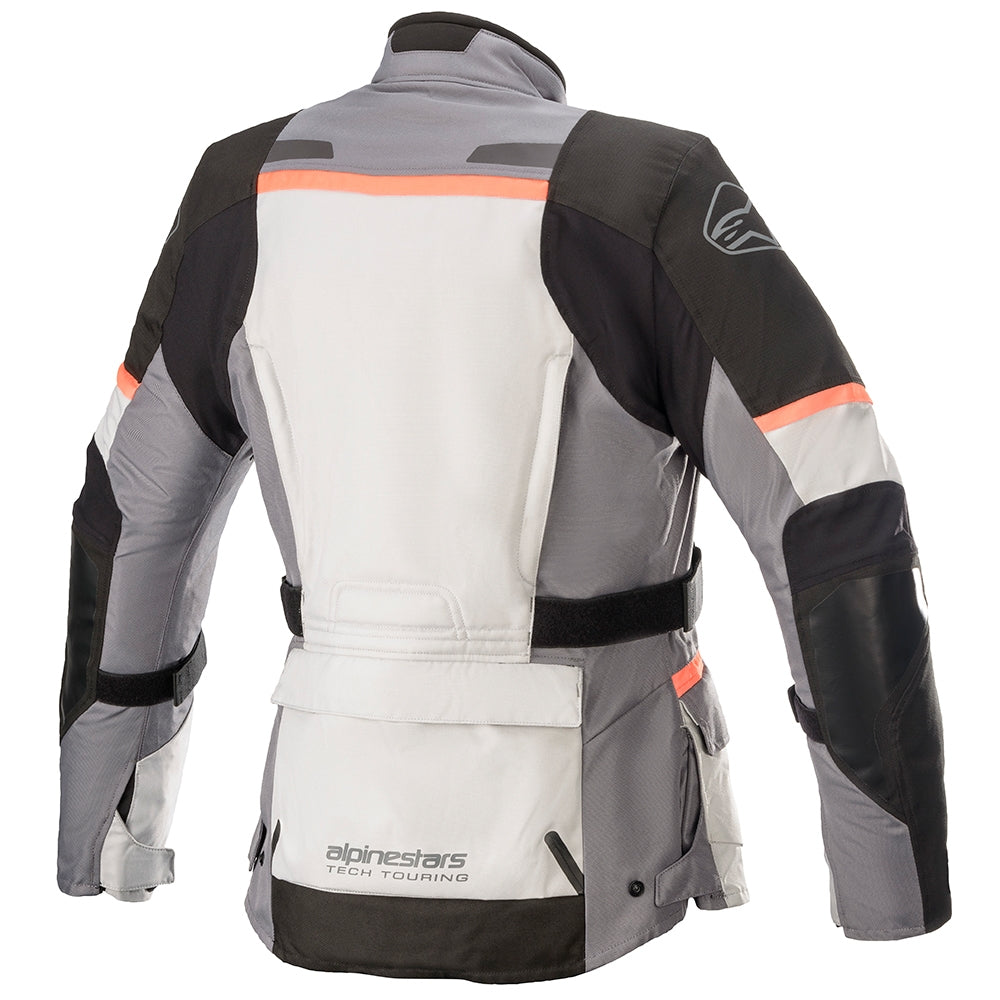 Alpinestars Stella Andes v3 Drystar Textile Ladies Jacket - Grey / Dark Grey / Black / Coral .