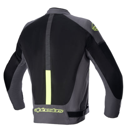 Alpinestars T Sp X Superair Jacket - Tar Grey / Black / Yellow Fluo
