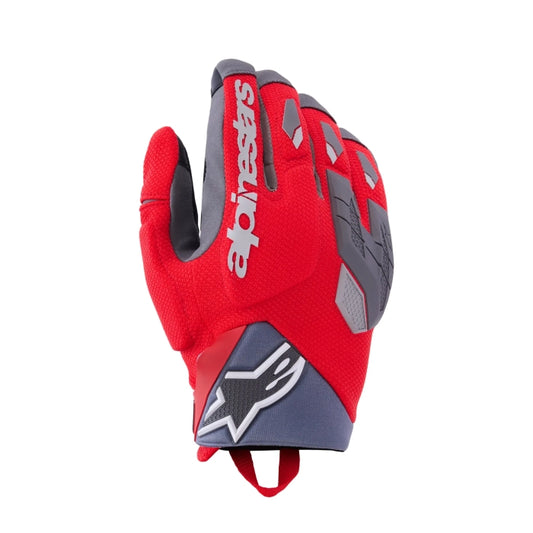 Alpinestars Durack Gloves - Bright Red / Mid Grey